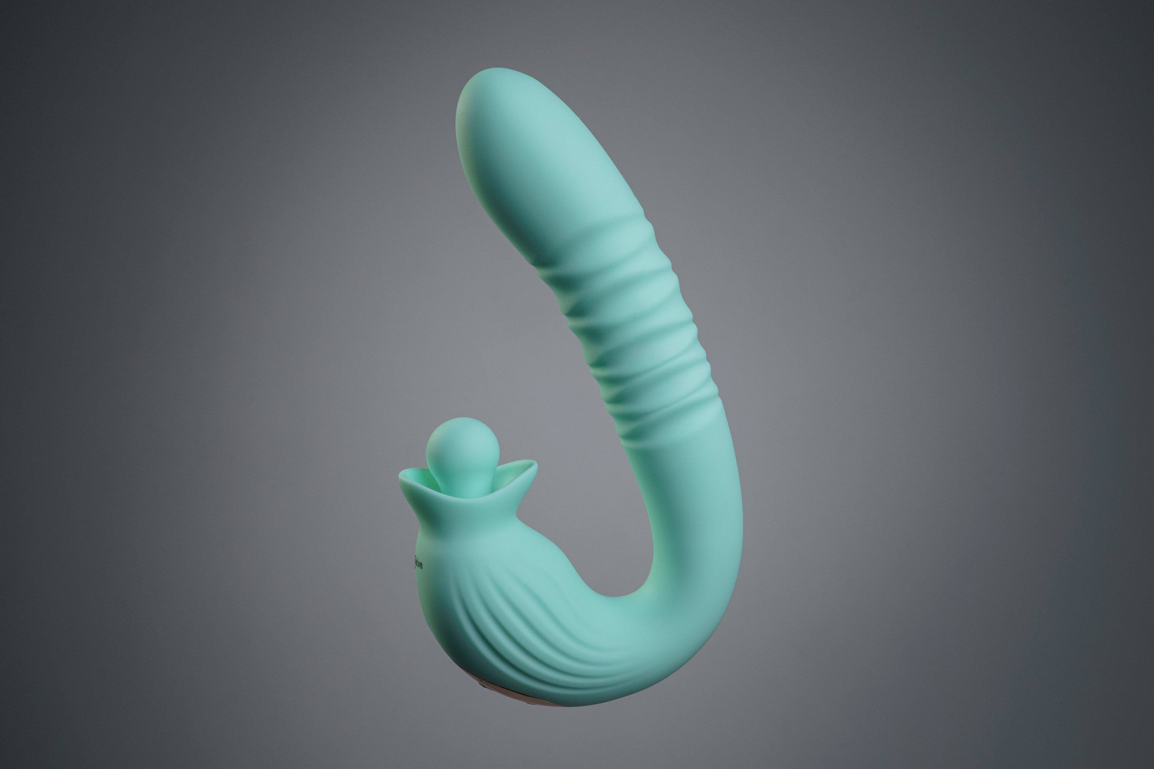 Miami Blue Luxus Vibrator aus Silikon in Mintfarbe